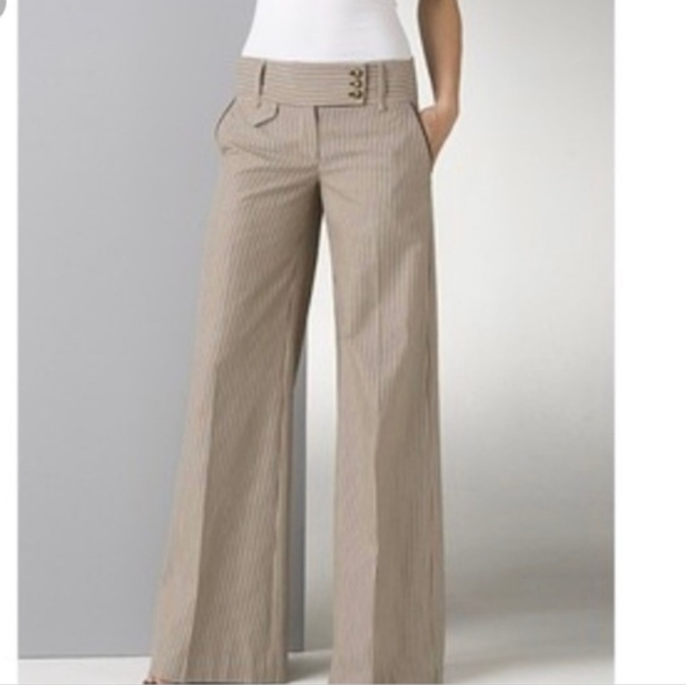 BCBG Wideleg Wool Trousers